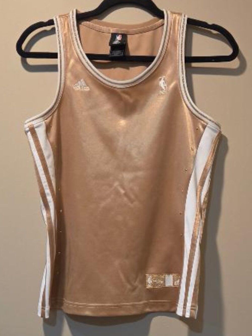 Adidas NBA "4 Her" Gold Fashion Basketball Jersey/Tank Top